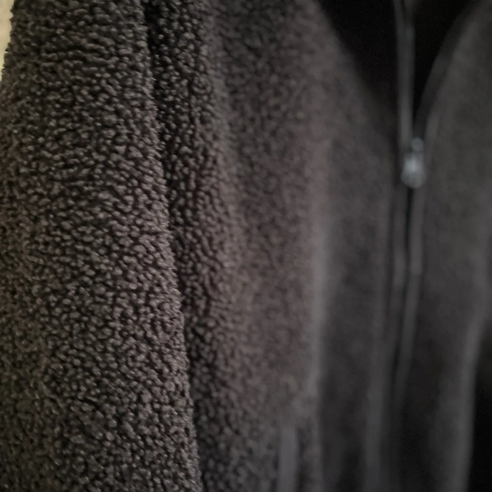 Daisy Fuentes zip up black Sherpa long sleeve sz‎ 1X winter/fall jacket - Image 3