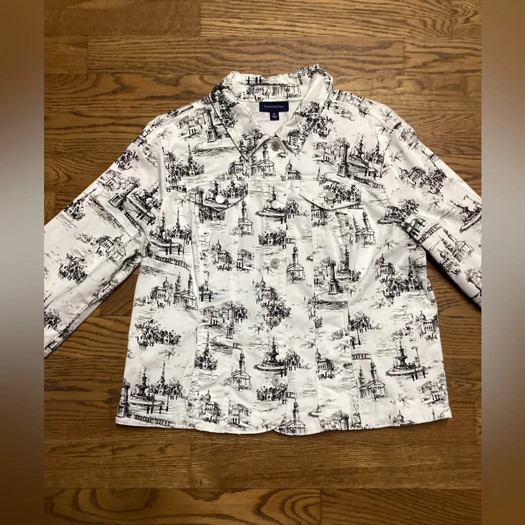 Charter Club denim jacket. Size XL - Image 12