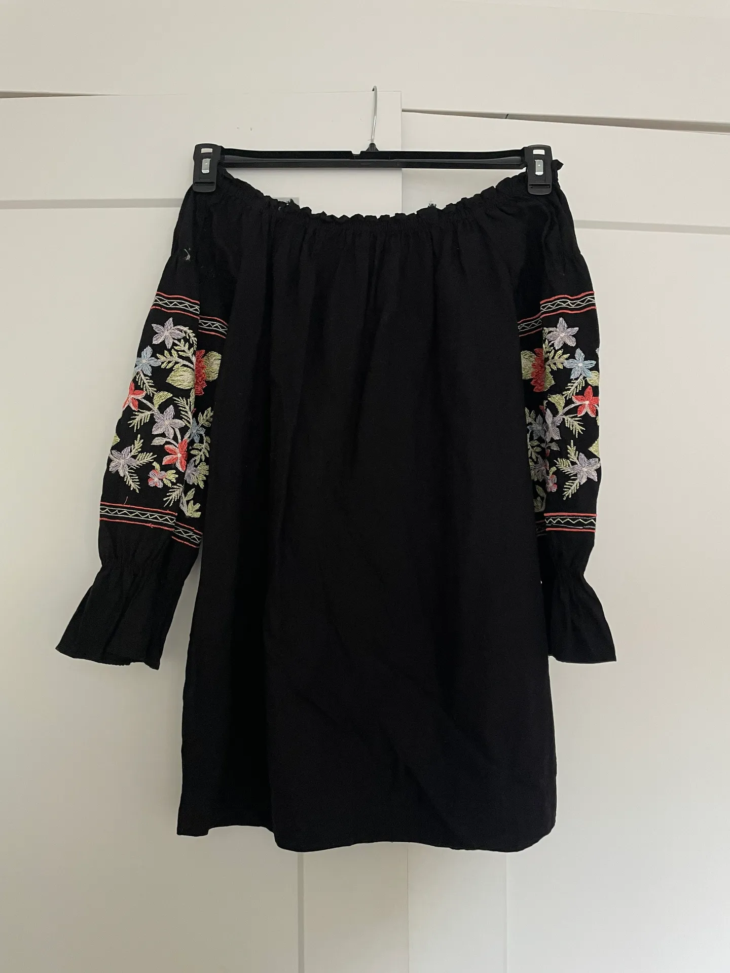 Black Floral Dress - Image 4