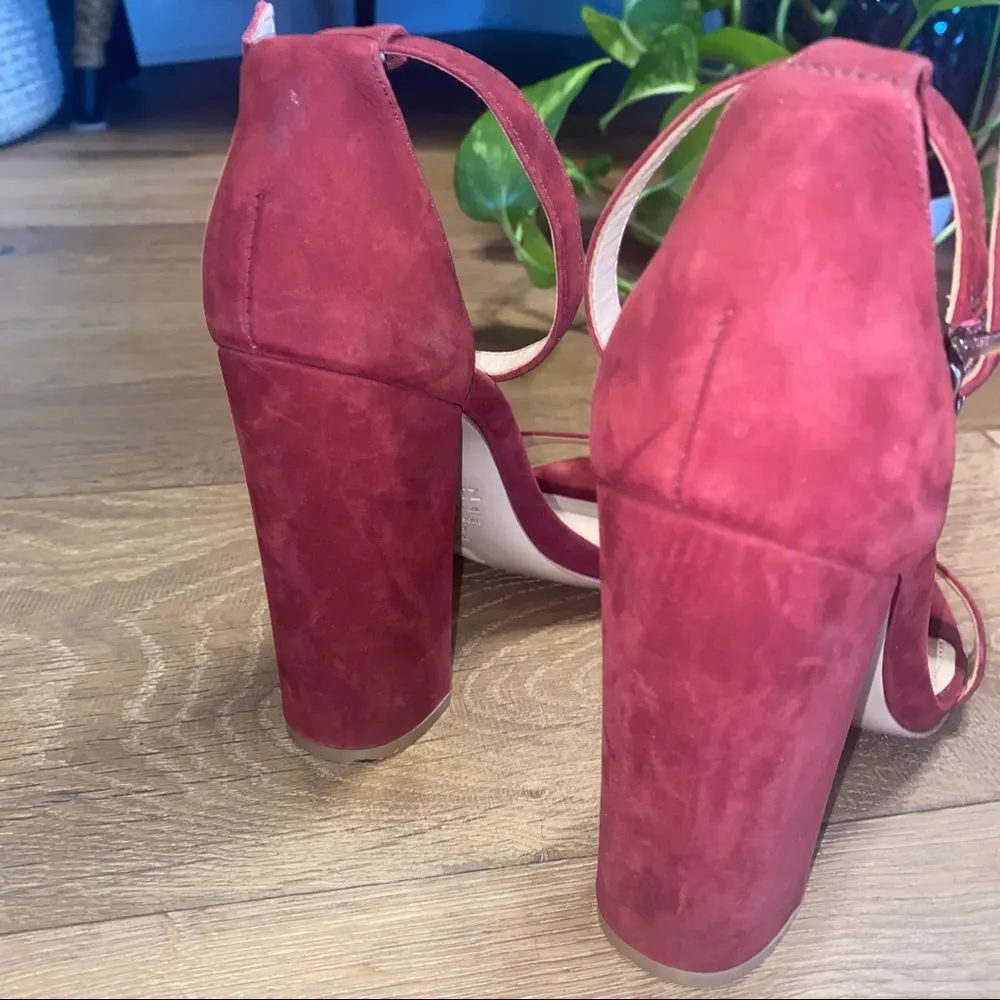 SCHUTZ Enida Nubuck Dark Sangria - Image 9