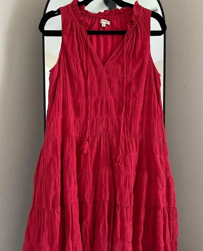 Max Studio Red Sleeveless Dress - Image 2