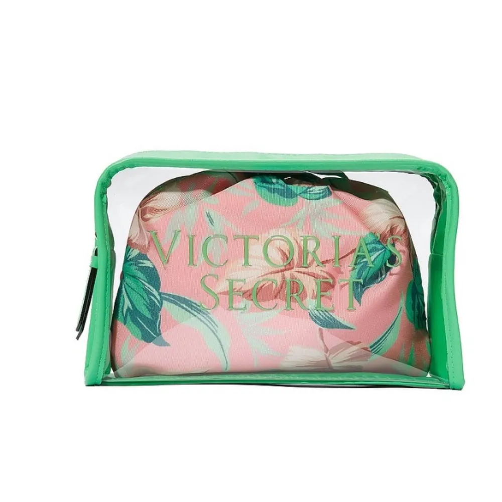 Victoria's Secret 2-Piece Makeup Bag Clear Bag & Pouch - Image 2