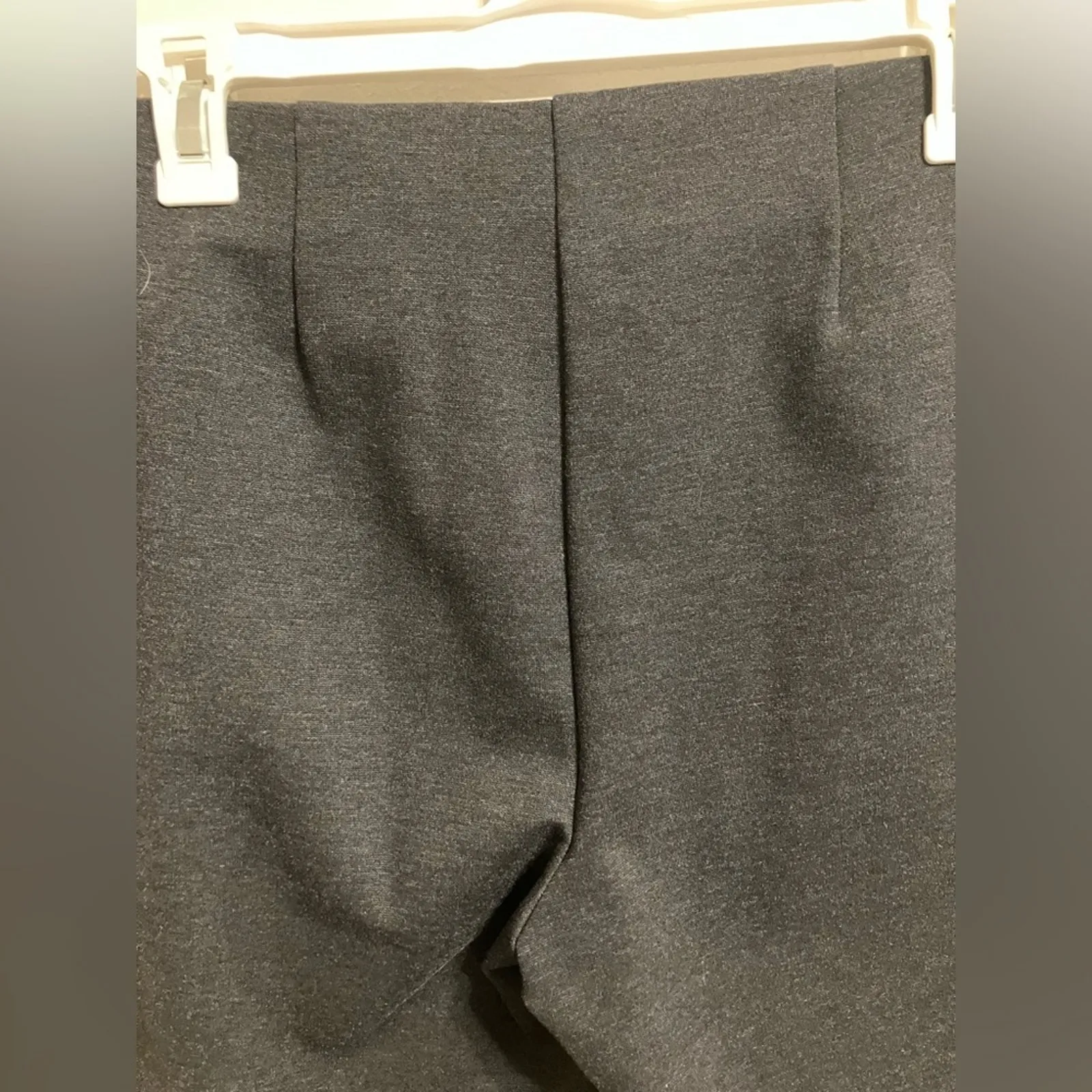 Chico’s Juliet Straight Leg Pant Grey Womens size 6 Tall classic‎ Career Pull-on - Image 7