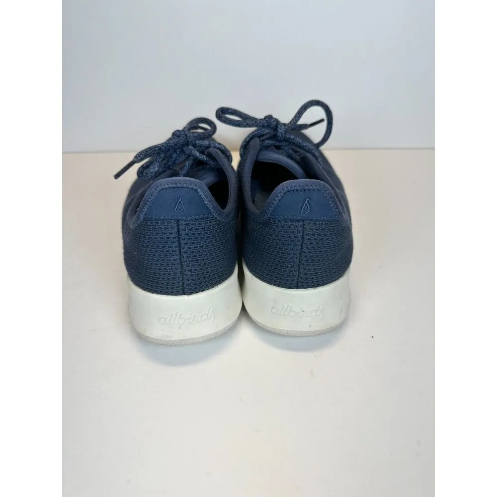 Allbirds  Women's Tree Runner Size 8 Blue Sneakers Shoes Lace Up Low Top EUC - Image 6