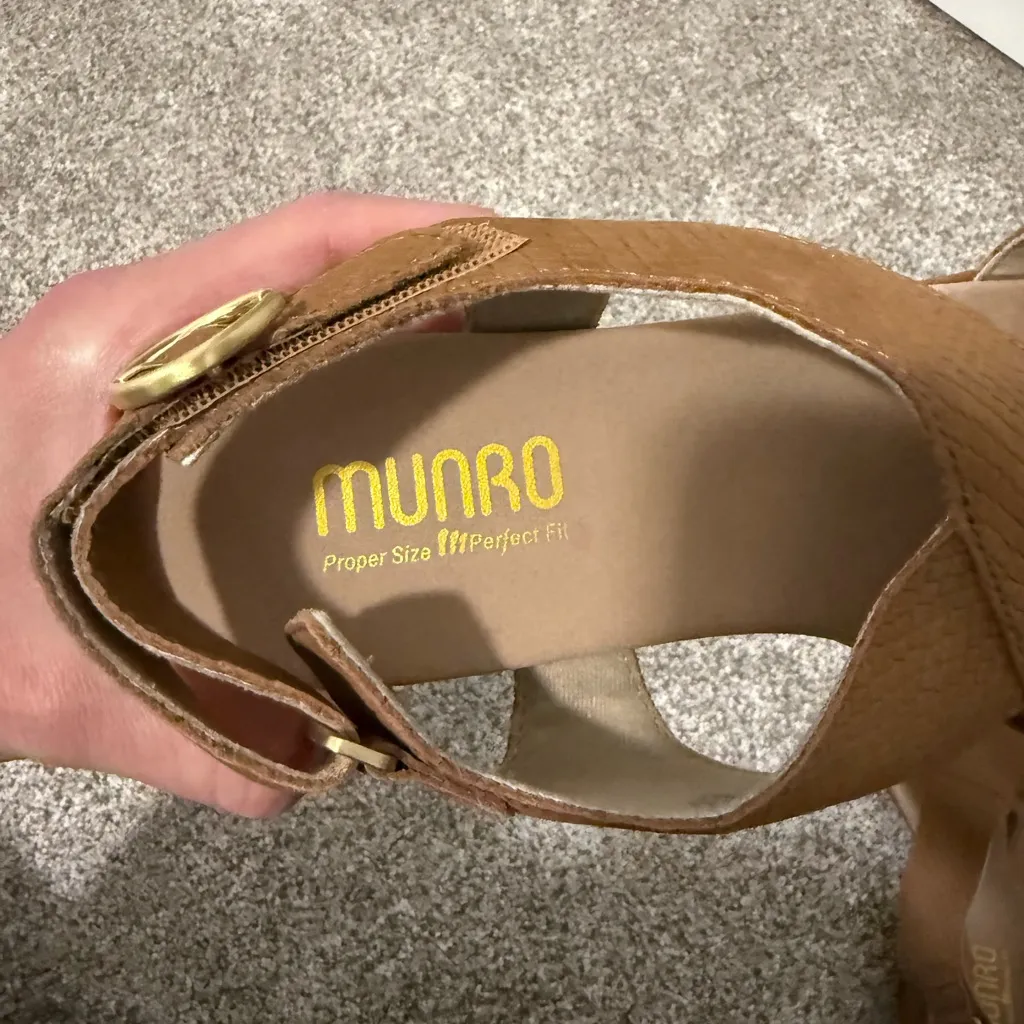 Munro Tan  Sandals - Image 2