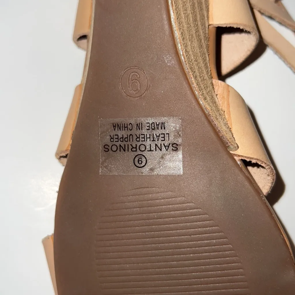 Rebel tan sandals Size 9 - Image 7