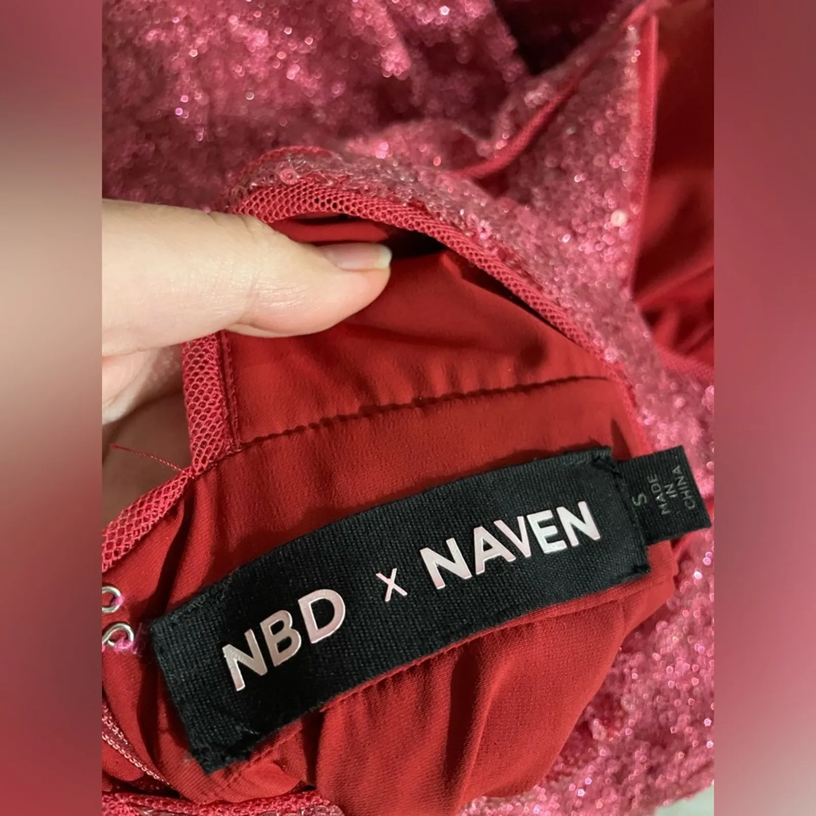 NBD x Naven Stella sequin romper - Image 6
