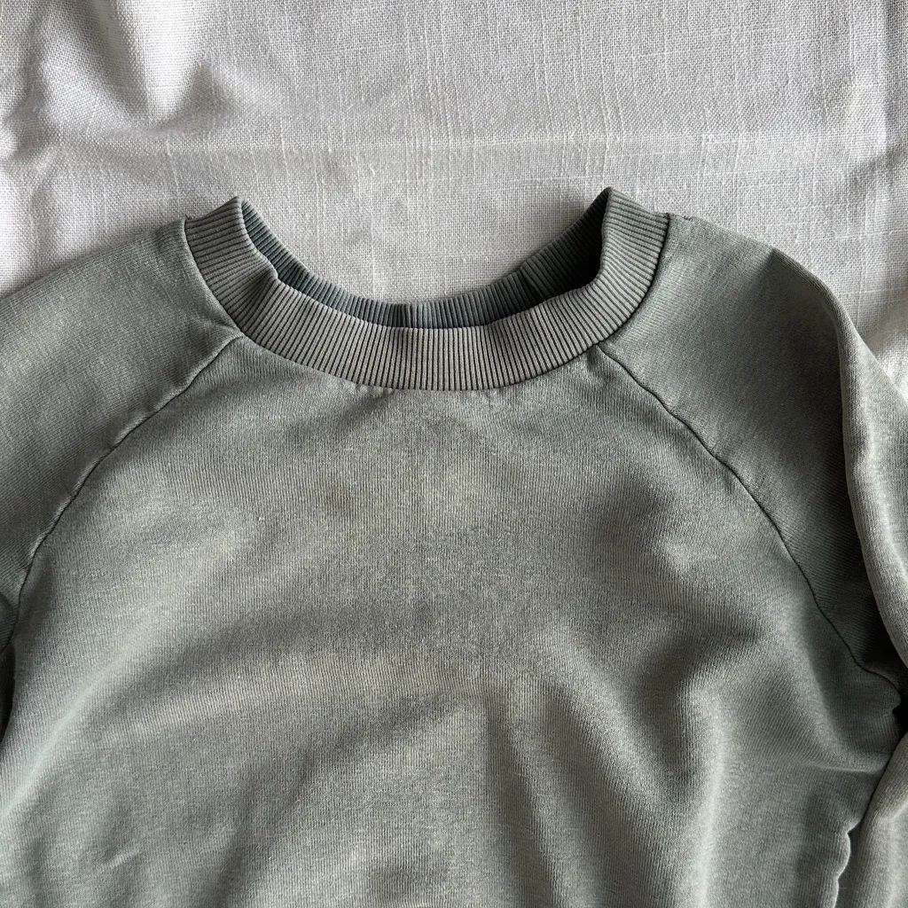 Jungmaven Light Green Sweatshirt Size XS - Image 4