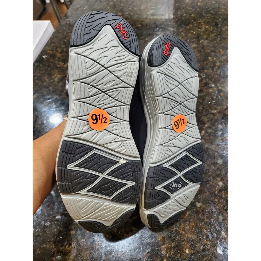 Ryka Alyssa Black Women's Water Resistant Soft Faux Fur Ankle Boots Size 9.5 M - Image 12