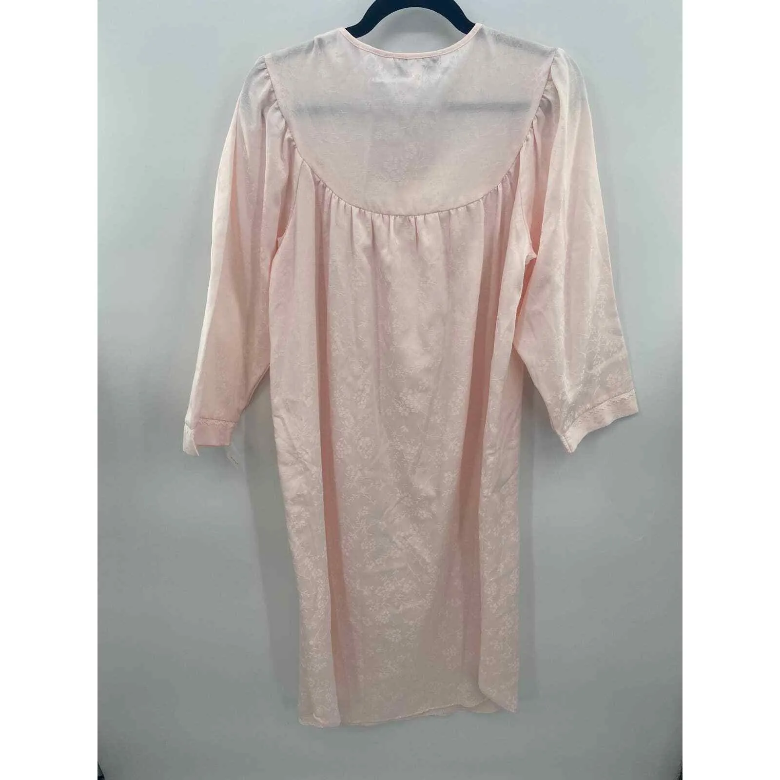 Miss Elaine Nightgown Womens Petite Small Pink Polyester Cotton Floral NEW - Image 6