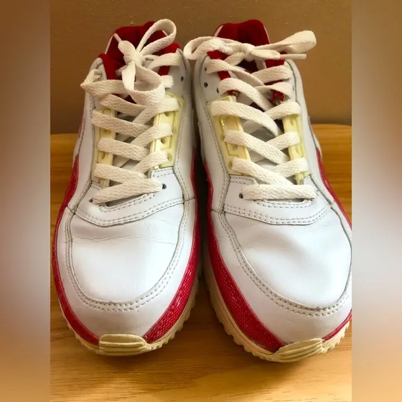 Nike Air Max Red and White SC Women's Shoes Size 6 - Image 2