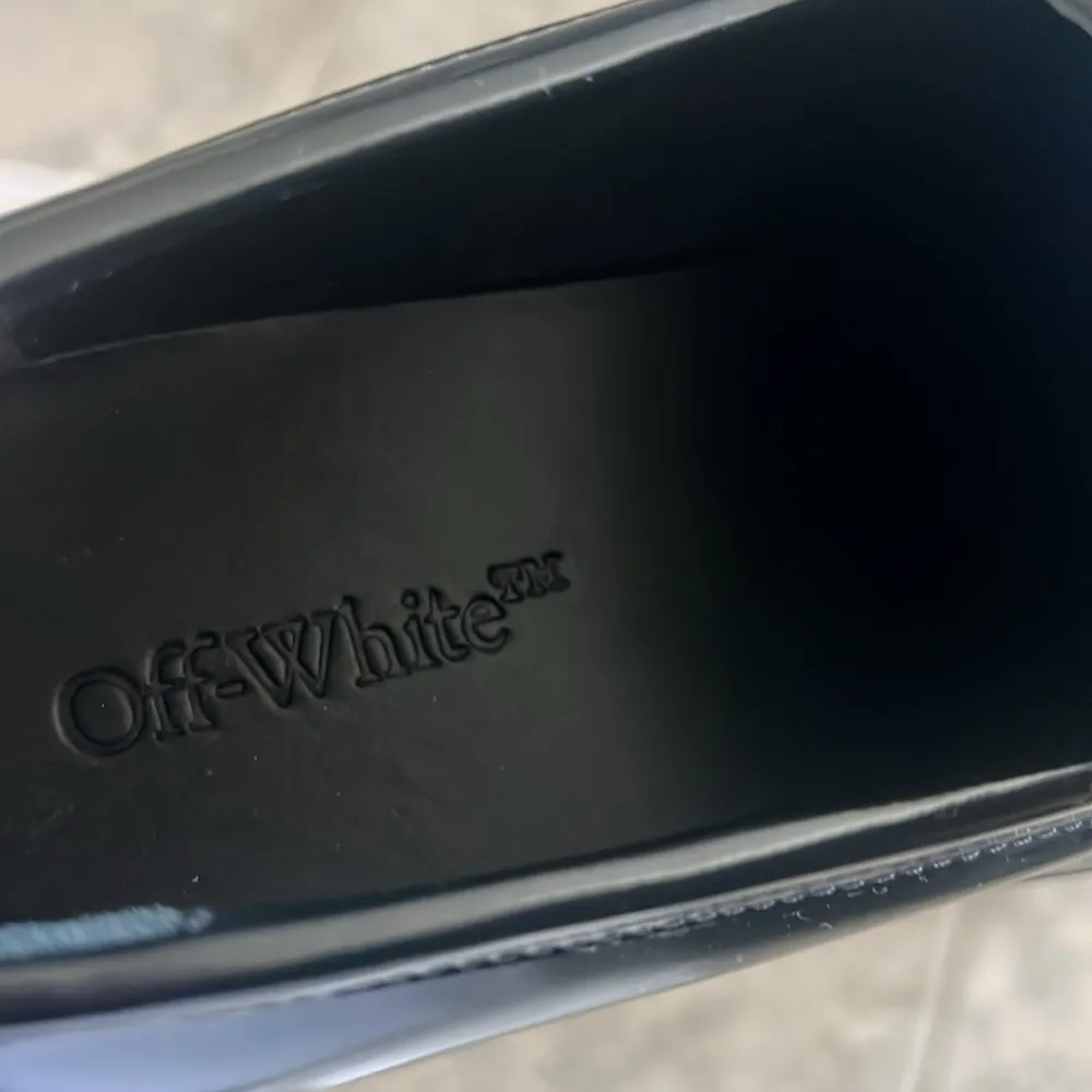 Off-White Diag-Stripe Black Leather Loafers, Size 41 NEW in Box +DustBag $1,055 - Image 9