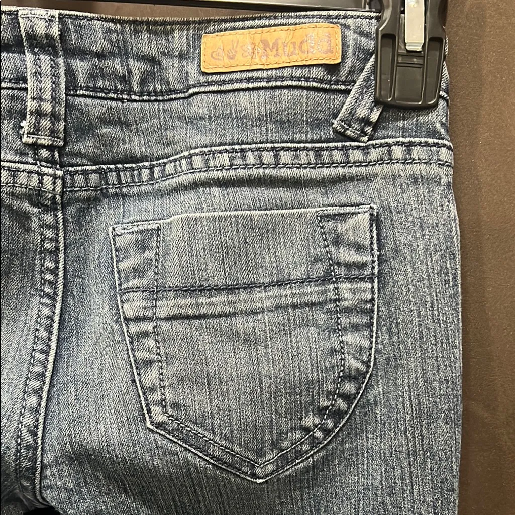 Mudd Blue Skinny Jeans Classic Denim, Size 1 - Image 4