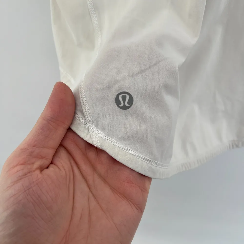 Lululemon Women 8 Sculp Tank II White Athleisure Running Tank Top Mesh *READ - Image 5