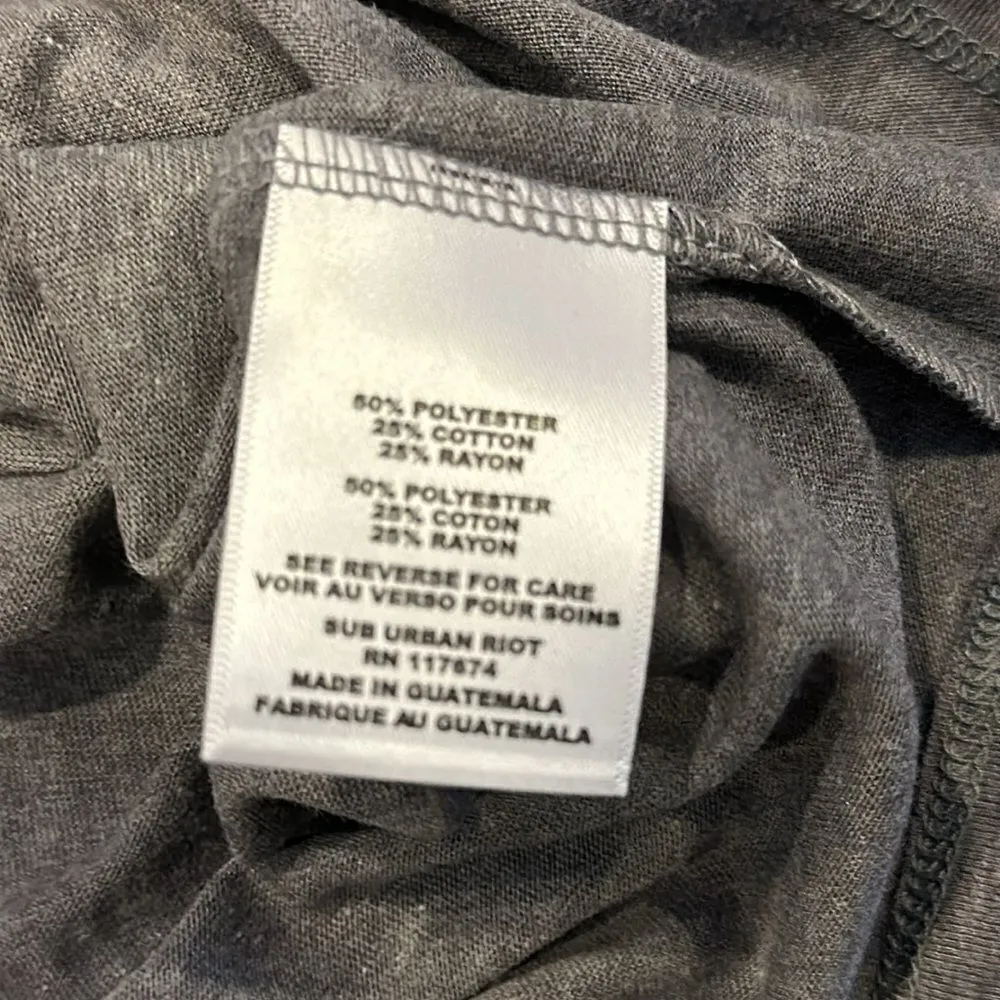 Sub_urban Riot Women’s Grey Pocket T-Shirt with Embroidered Red Heart - Image 6