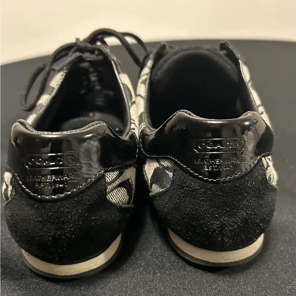 Coach Black and Gray Sneakers size 7 M-Great Shape by - Image 5