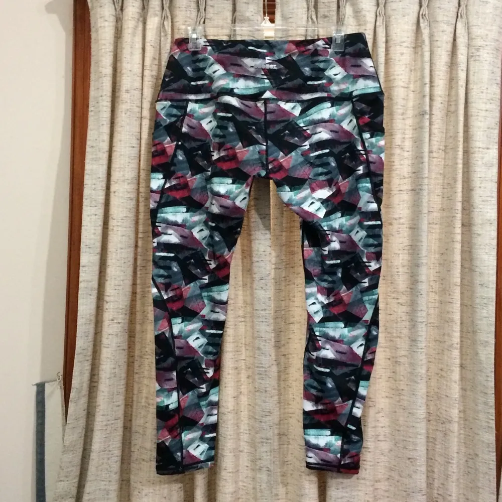 ODODOS High Waisted Yoga Leggings with Pockets Black Size XXL - Image 5