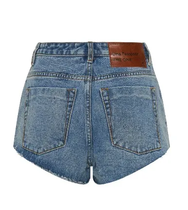 High Waist Cheeky Denim Shorts - Hollywood - Image 6
