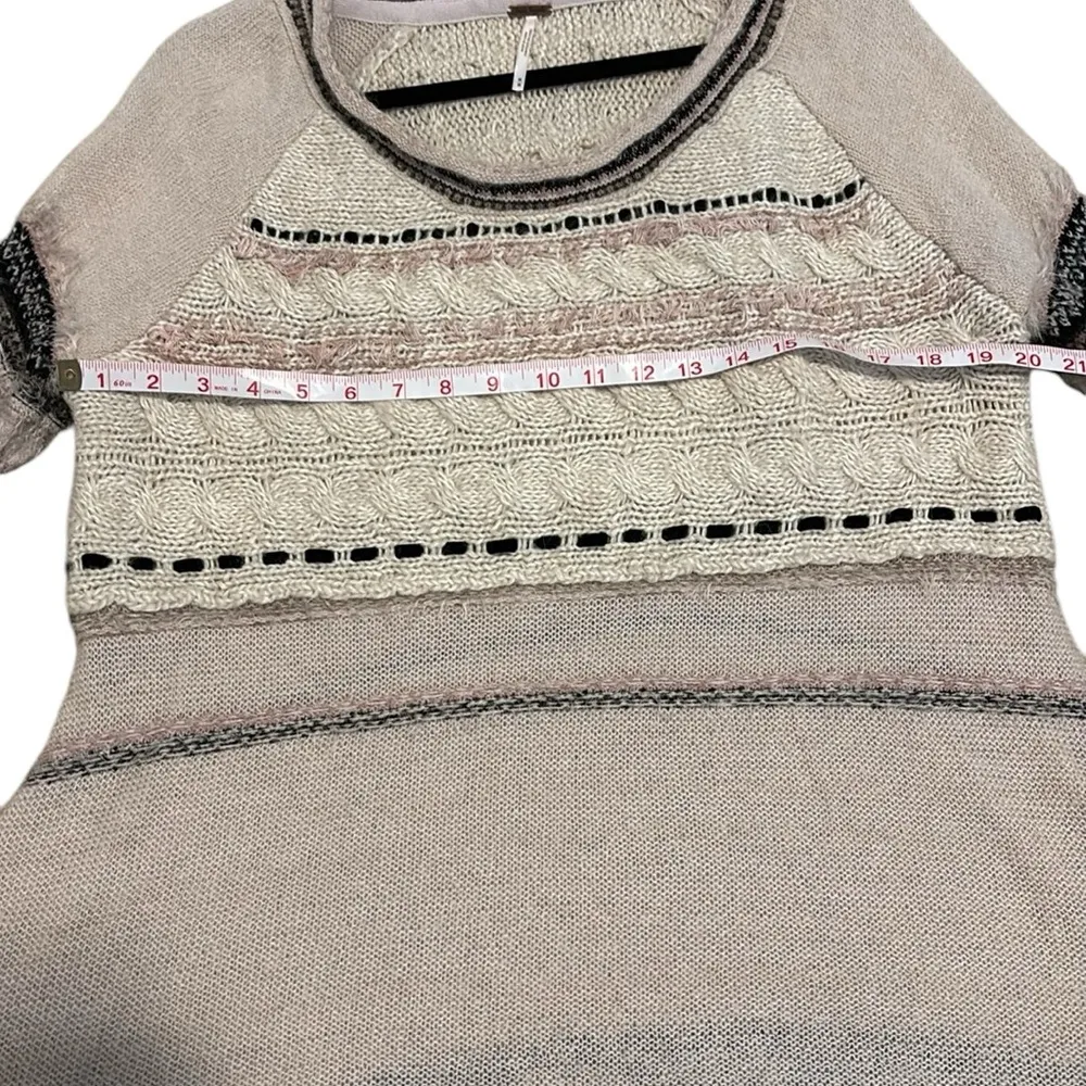 Craft Time Dramatic Huge Sleeve Sweater Wool Blend Ivory Boho Sz M - Image 7