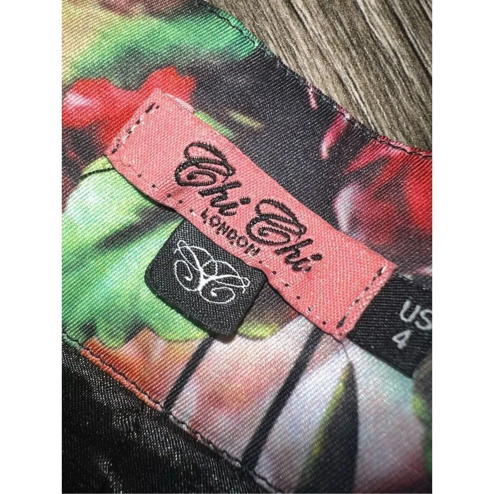 Chi Chi London Floral Skirt - Image 3