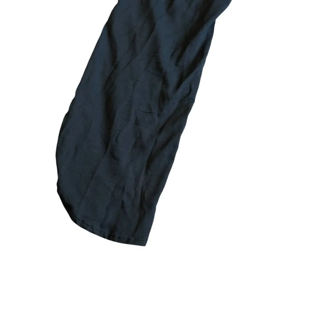 Marine Layer Black Pull-On Pants Cropped Length Stretch Casual Size Small Womens - Image 8