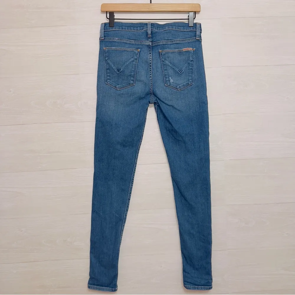 Hudson Jeans Women's Medium Wash Blue Nico Mid Rise Super Skinny Jeans size 28 - Image 8