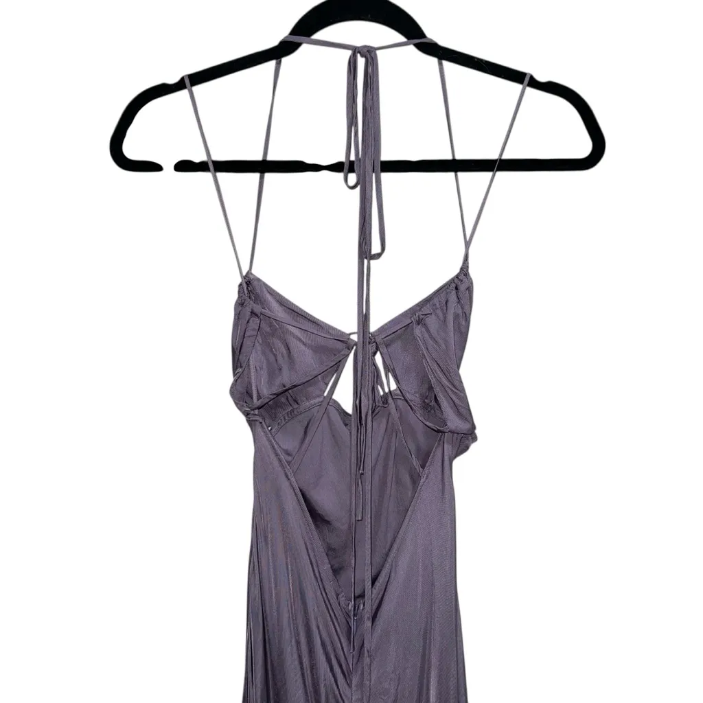 Bec + Bridge Kai Strappy Cutout Maxi Dress In Ash Lilac Purple - Image 7