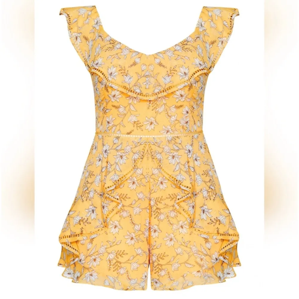 CITY CHIC Amber Floral Playsuit / Romper  Size 20 - Image 3