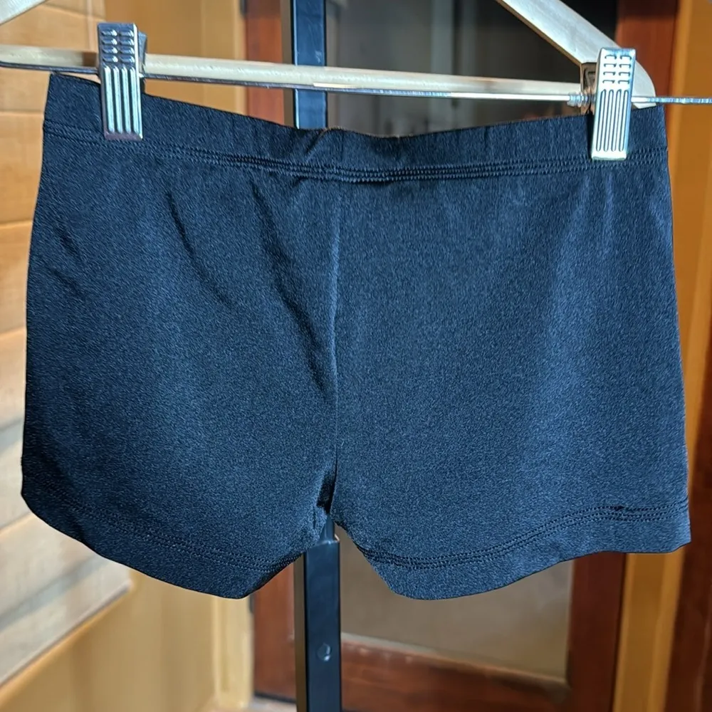 GK Stars Black Shorts Gymnastics/Dance/Active Size Adult Small - Image 7