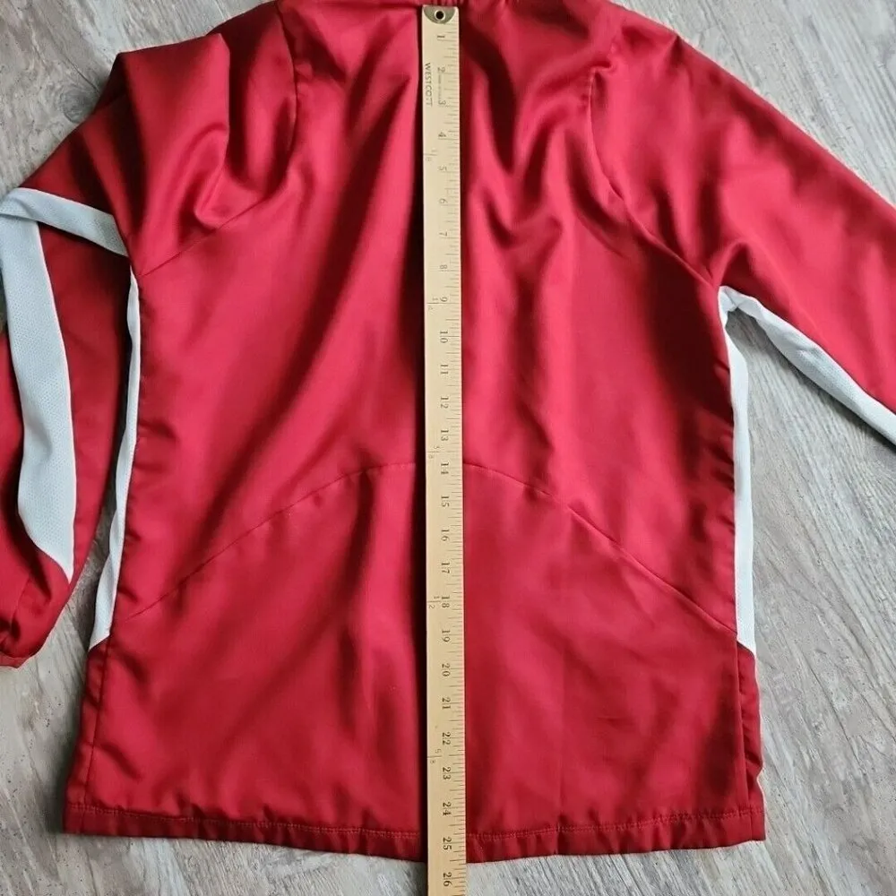 Nike Dri-Fit Alabama Crimson Tide Zip Stowaway Hood Track Jacket Womens Size M - Image 12