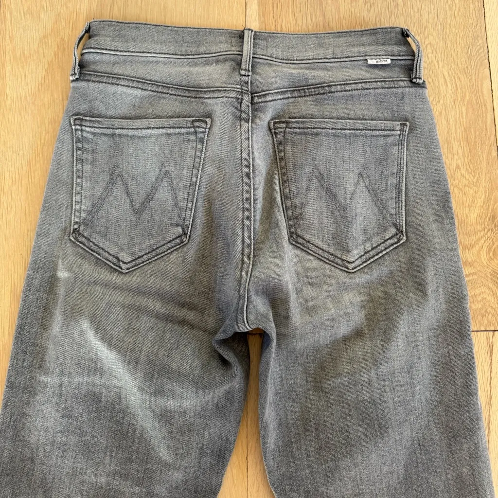 MOTHER The Runaway Daytona Nights Shorts Jorts Gray Size 27 - Image 4