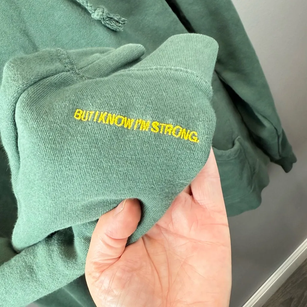 You Matter Unisex Green‎ Hoodie Size Medium Green - Image 3