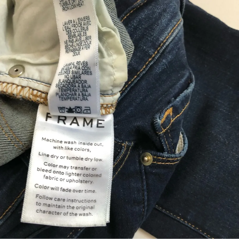 FRAME Le Skinny De Jeane Scoop skinny jeans Sz 24 - Image 5