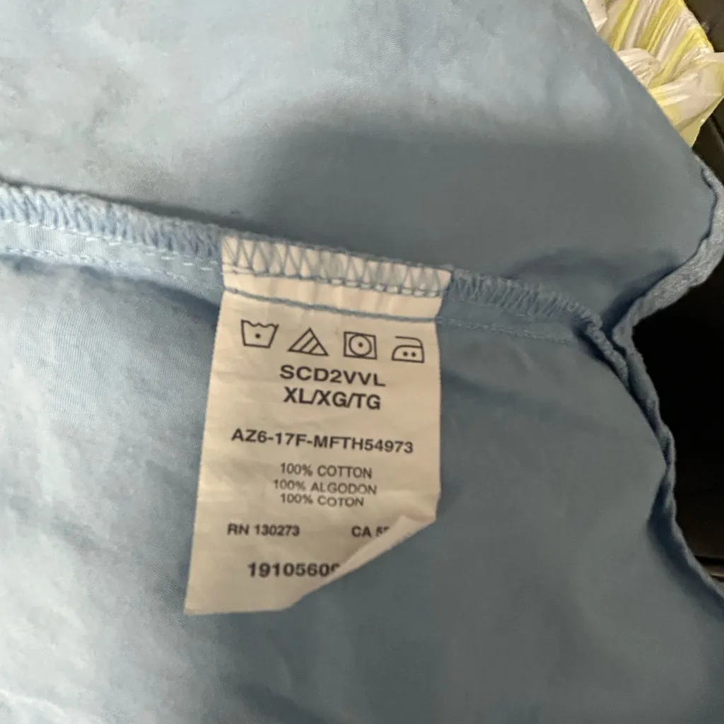 Riders by Lee Blue Floral Button Down Shirt - Image 7