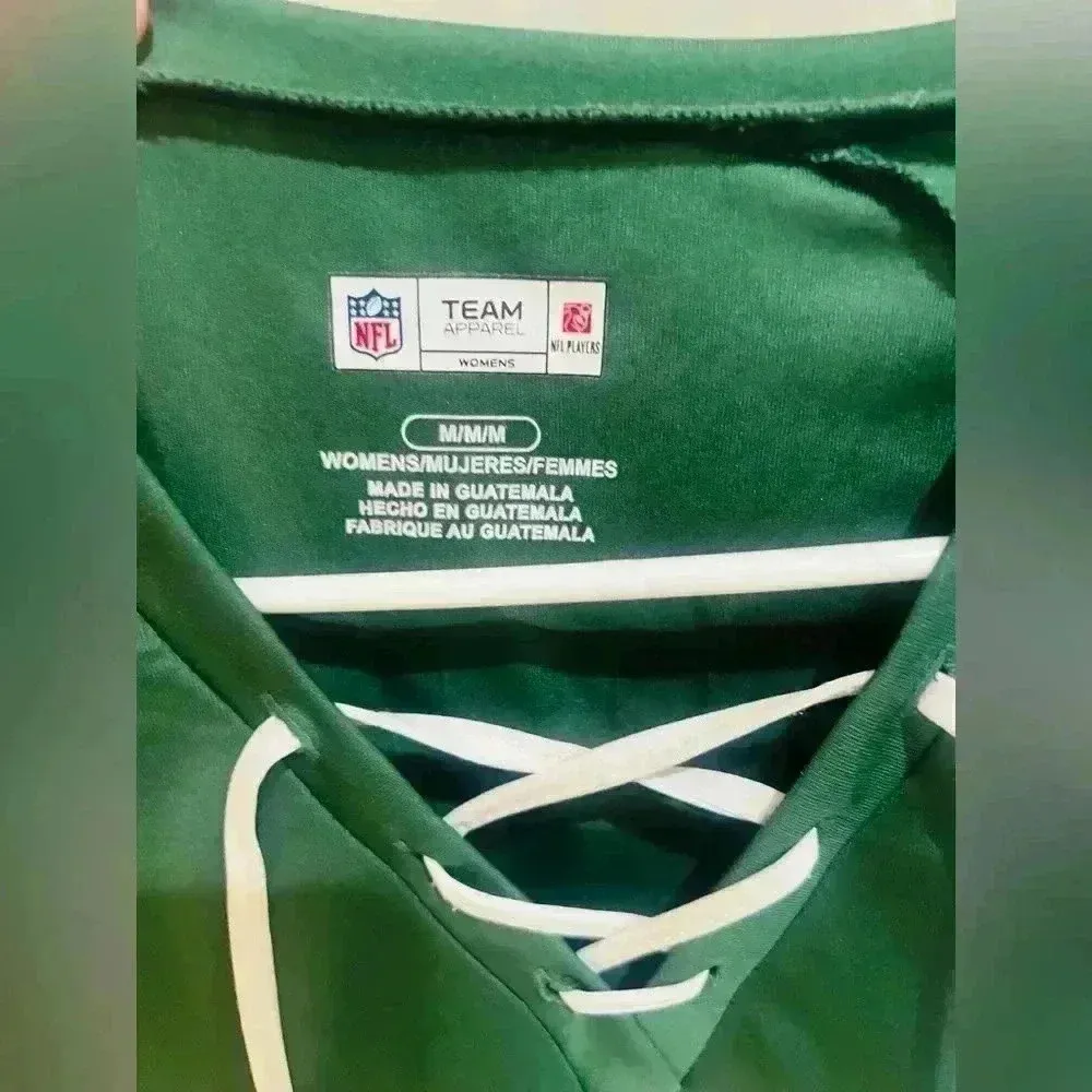 Green Bay Packers Aaron Rodgers Green Long Jersey Shirt  Womens M - Image 4