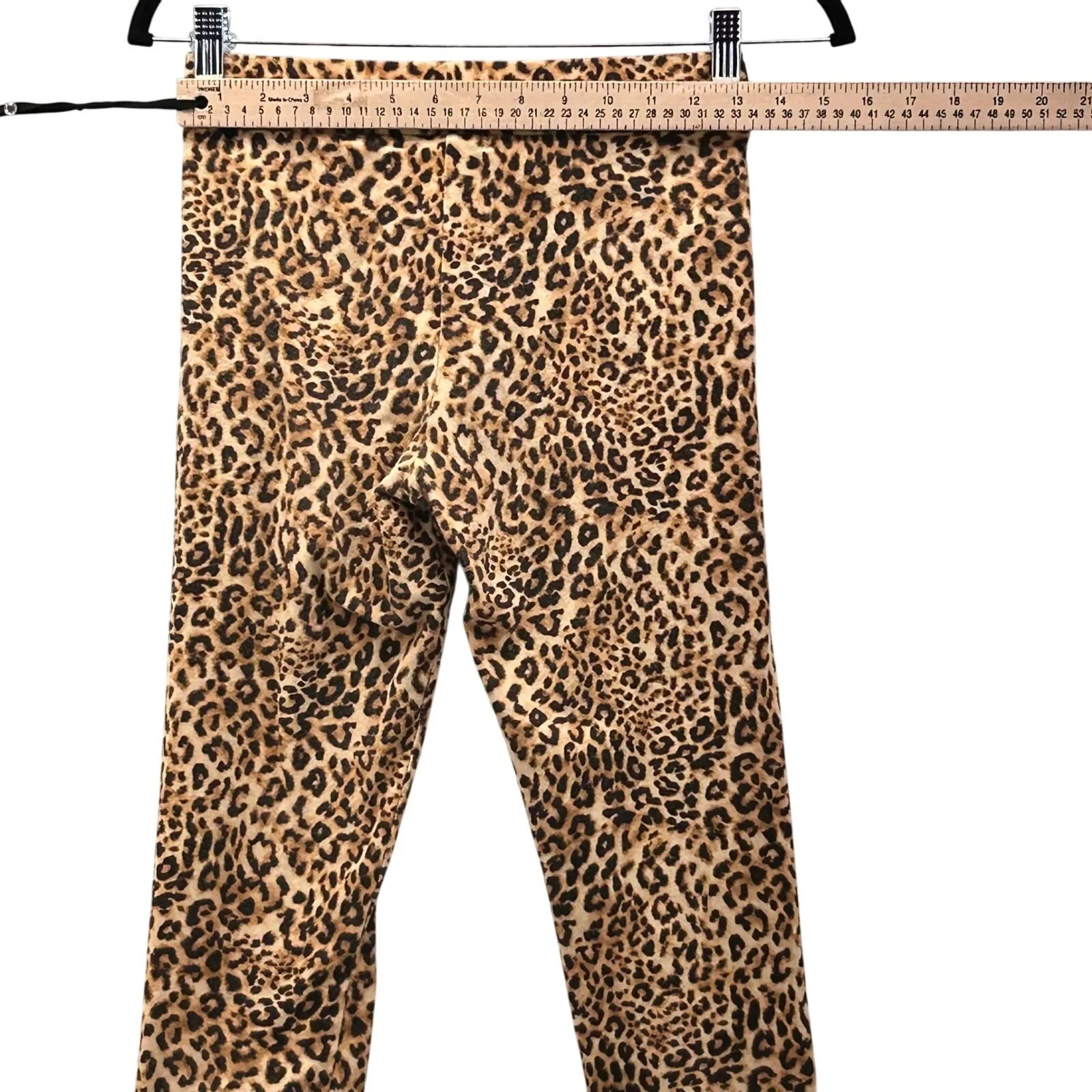 Forever 21  Leopard‎ Print Leggings Brown Medium - Image 9