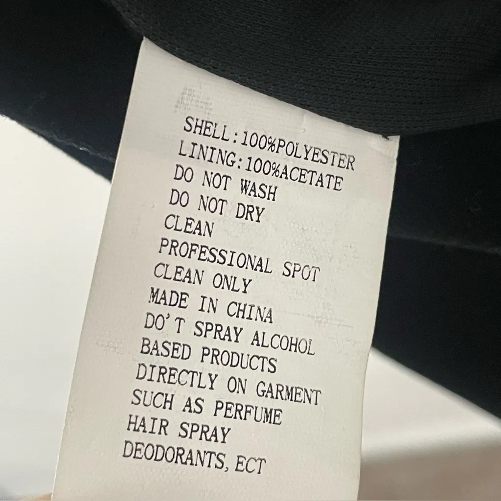 NWT Mac Duggal Sheer Bustier Top Lace‎ Asymmetrical Hemline Black Velvet Dress 2 - Image 10