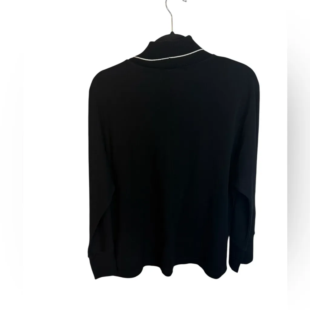 Cop.Copine Black Collared Mursi Top Size XL - Image 2