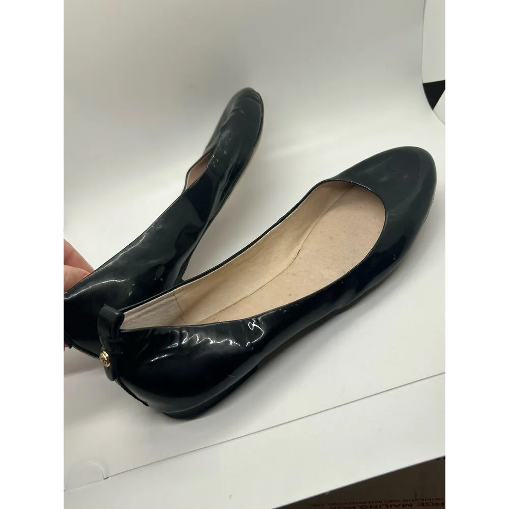 Vince Camuto Black Ballerina Flats Women Size 9.5 Classic Closet Staple - Image 3