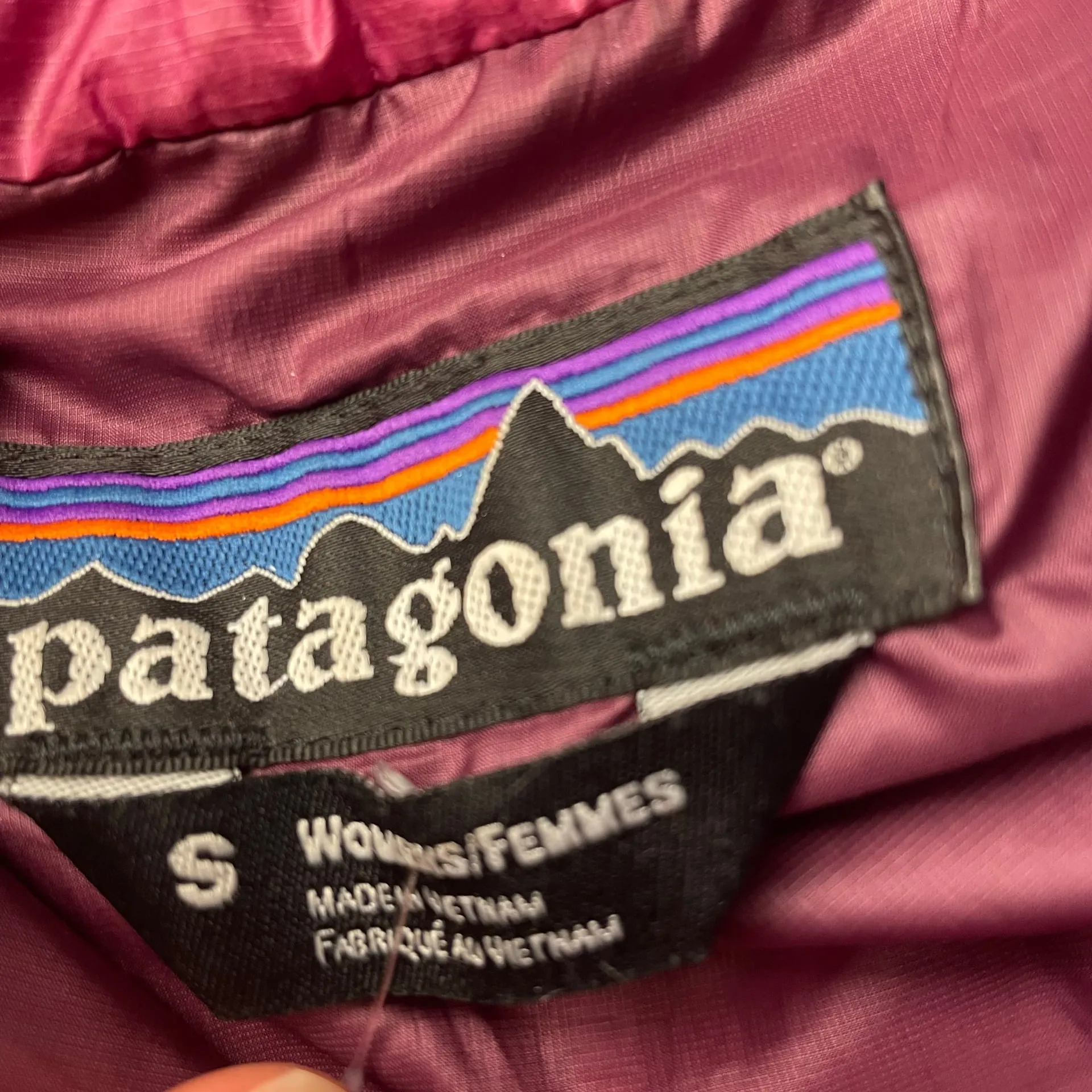 Patagonia Women's Nano Puff Quilted Vest in Magenta Pink - Image 2