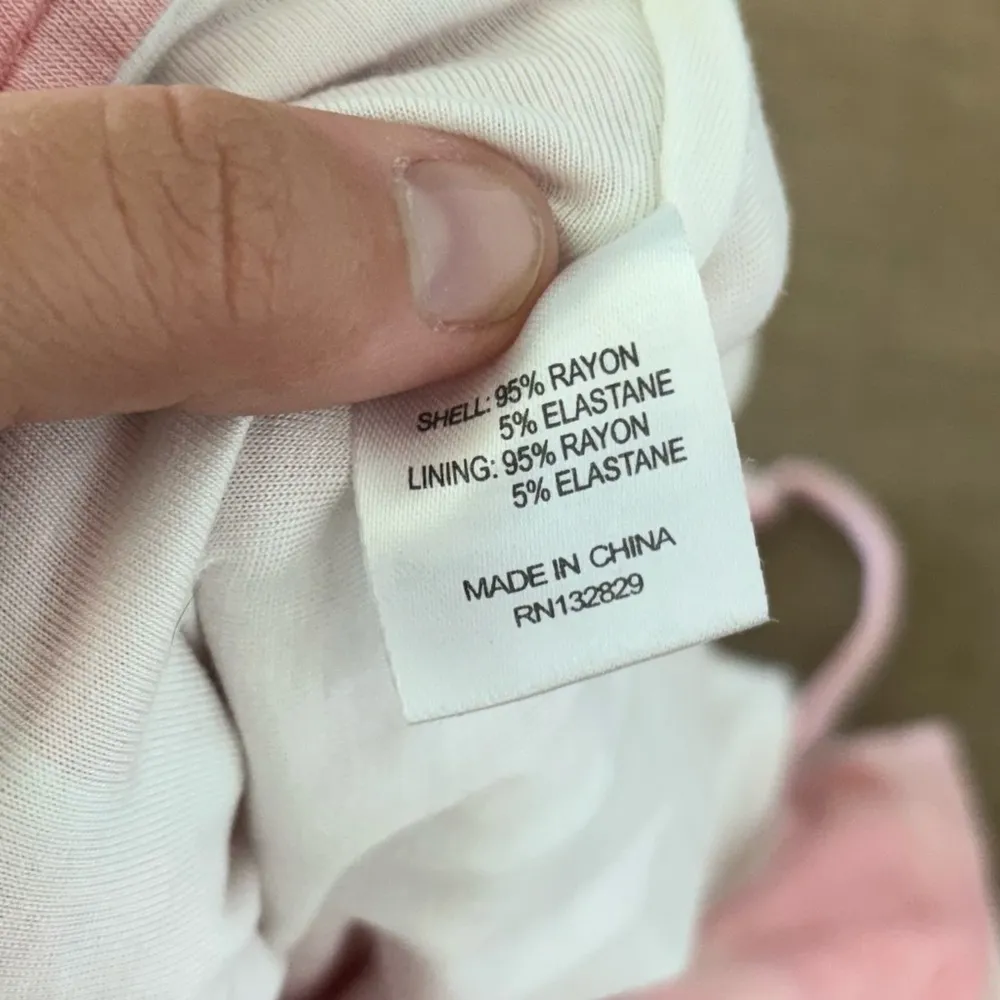 privacy please tie dye ruched pink bodysuit tank top - Image 6