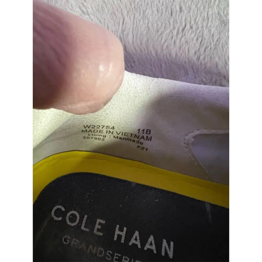 Cole Haan Women's Grandpro Topspin Sneakers White/Gold Size 11 Casual - Image 7