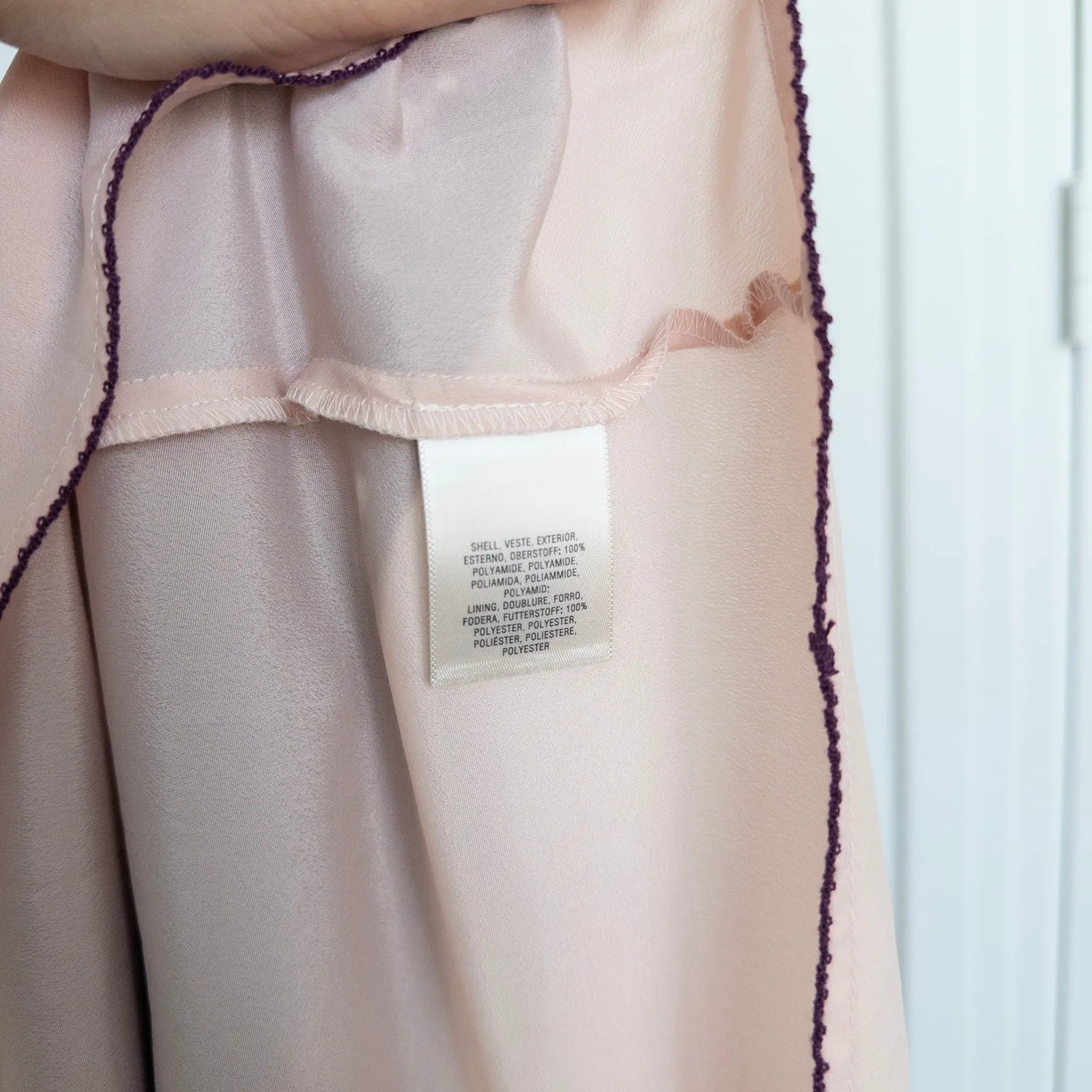 Moulinette Soeurs Womens Dress Size 2 Purple Lace Midi Boho Chic Ballet Romantic - Image 8