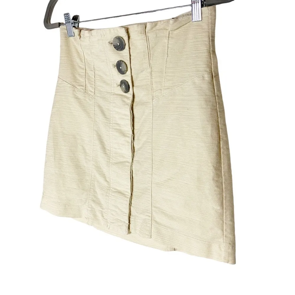 Free People Every Minute Every Hour Skirt Cream 6 - Image 3