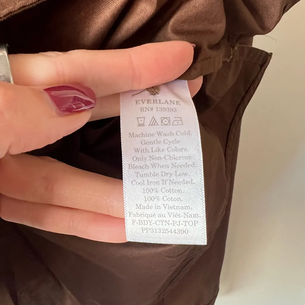 Everlane The Woven P.J. Long Sleeve Top - Image 7