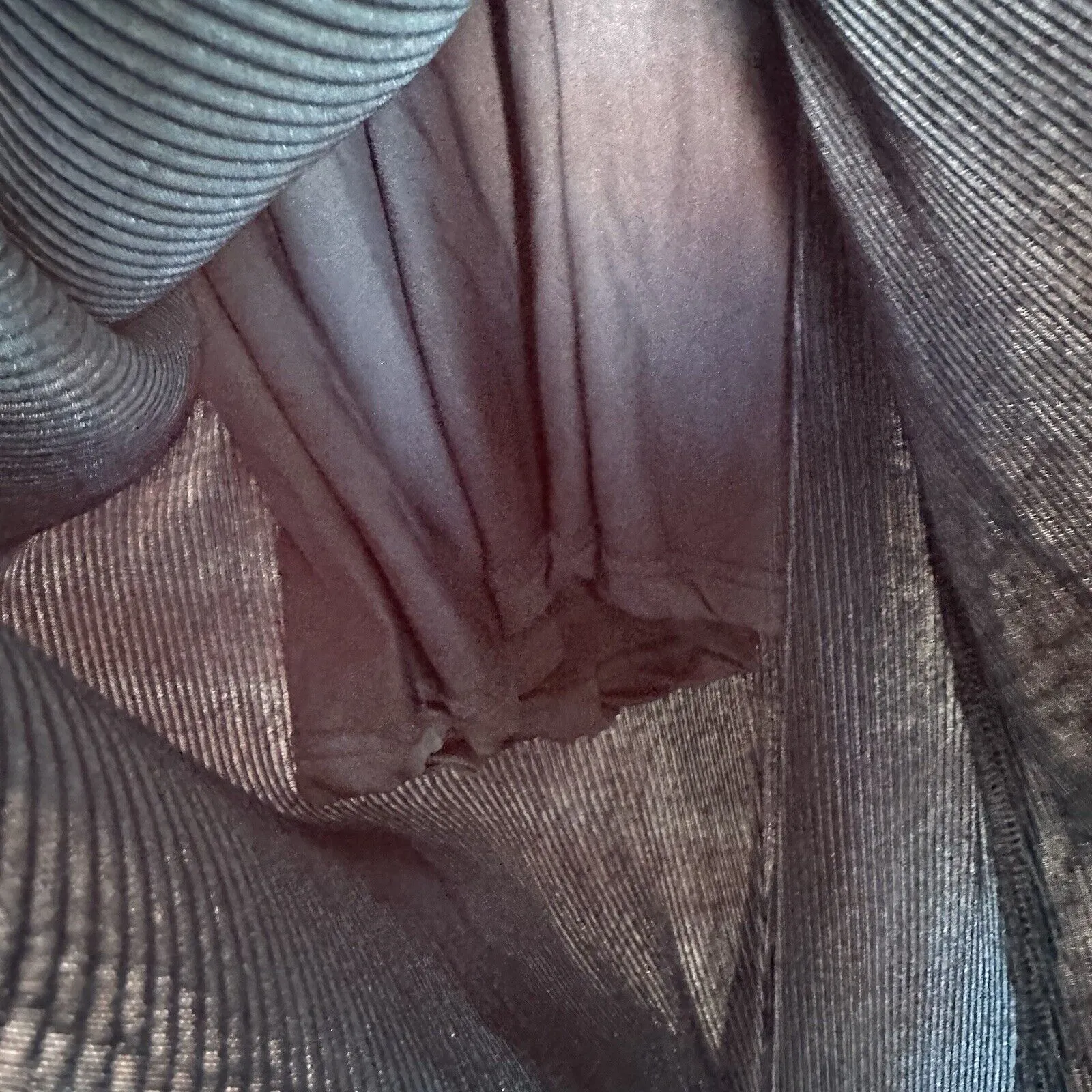 Baltic Born Athena Maxi Dress Gown Pleated Teal Blue Small - Image 10