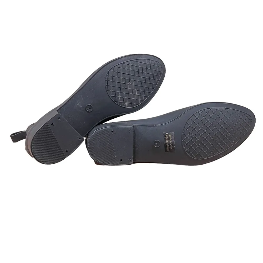 Jeffrey Campbell Black Havana Last Rain Boots 7 - Image 3