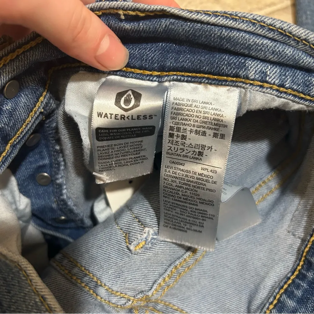 Levi’s Blue Straight Jeans - Image 4