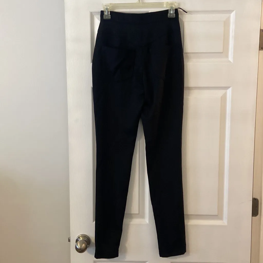 Balmain Paris Black High-Waisted Pants size 34 inseam 30” waist 24” color black - Image 4