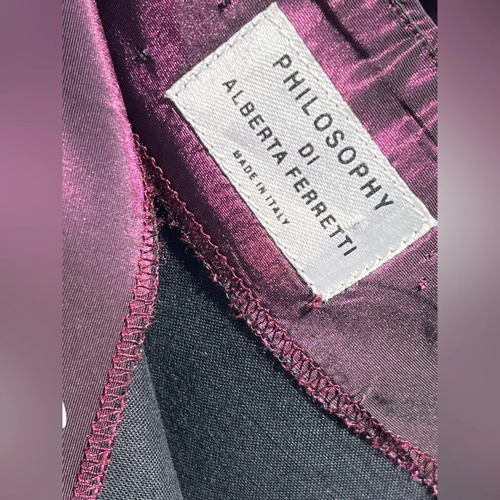 Philosophy DI ALBERTA FERRETTI Skirt Purple Size 8 - Image 6